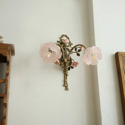 Falara Floral Pink Sconce