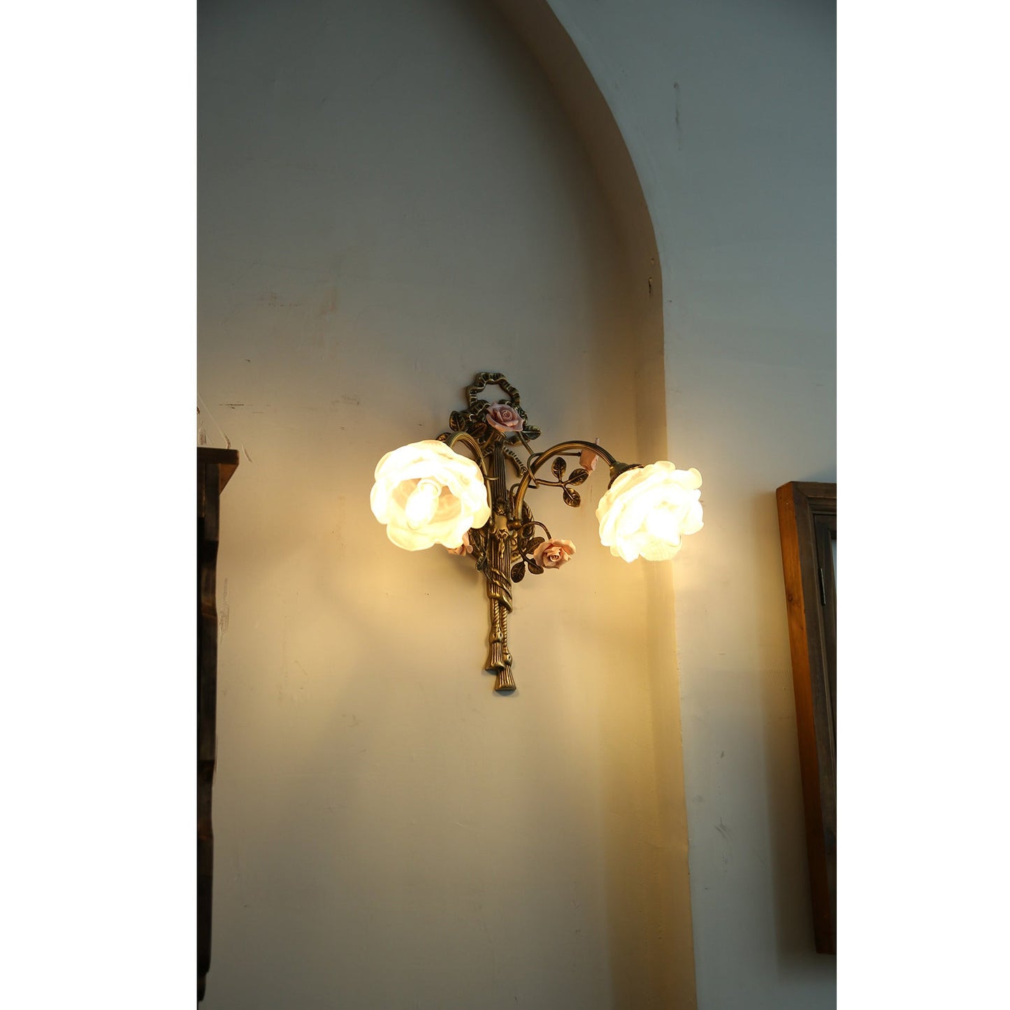 Falara Floral Pink Sconce