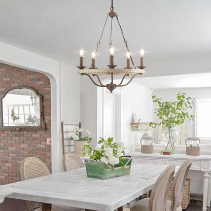 Haline Wheeler Chandelier