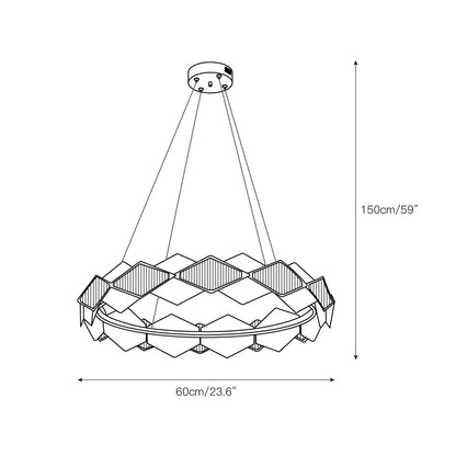 Norien LED Alabaster Chandelier