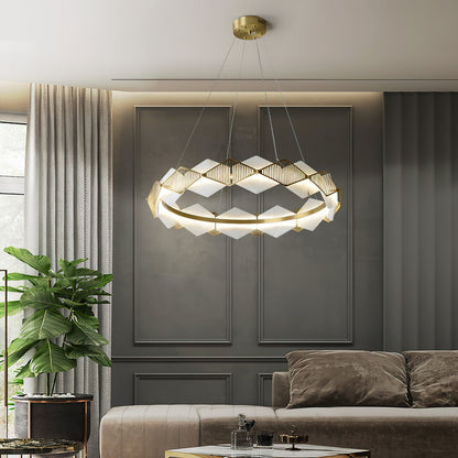 Norien LED Alabaster Chandelier