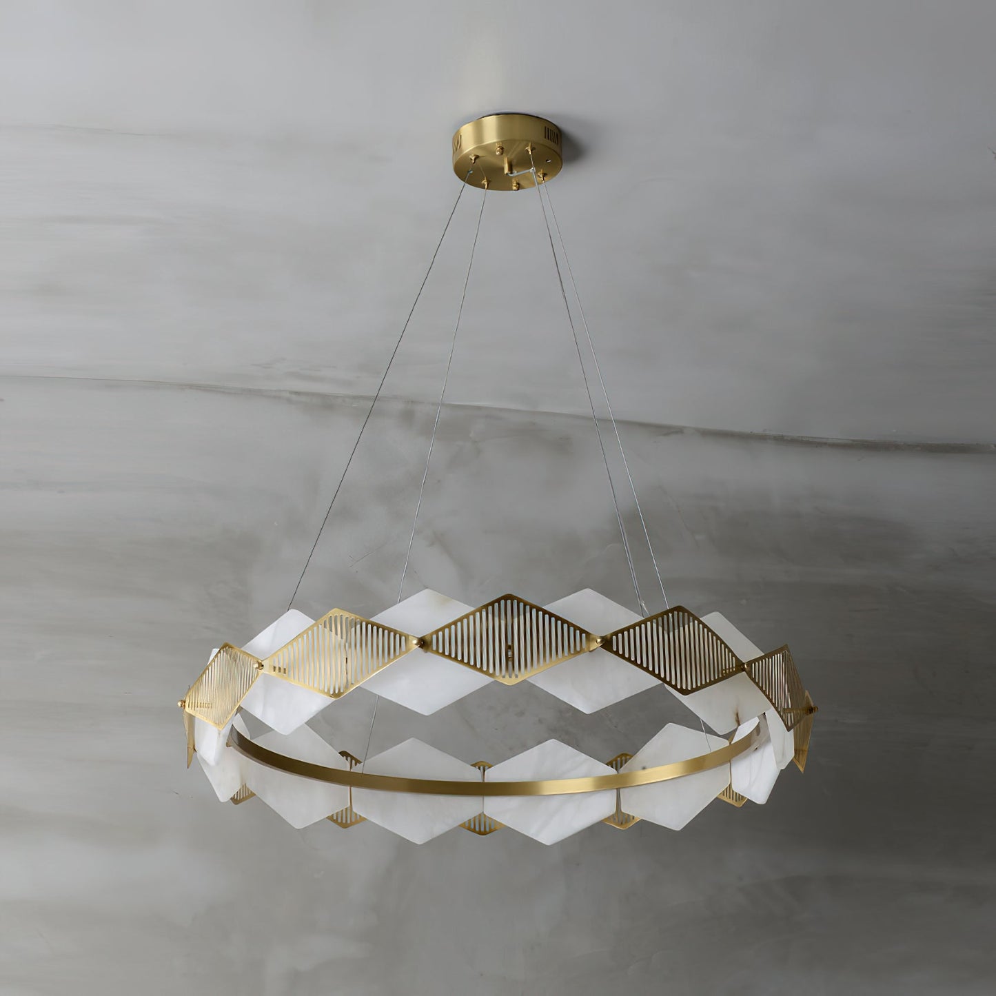 Norien LED Alabaster Chandelier