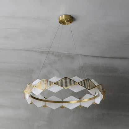Norien LED Alabaster Chandelier
