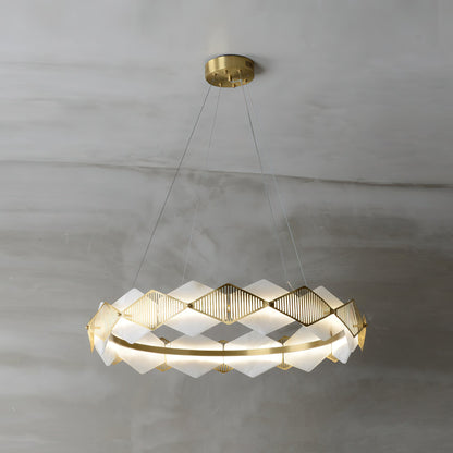 Norien LED Alabaster Chandelier