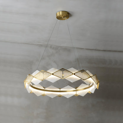 Norien LED Alabaster Chandelier