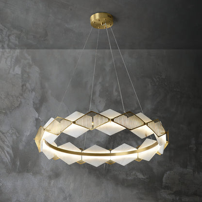 Norien LED Alabaster Chandelier