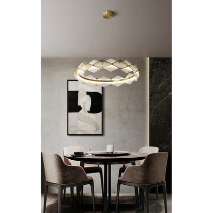 Norien LED Alabaster Chandelier