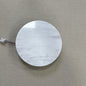 Round White Marble Sconce