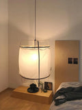 Nordic Cloth Pendant Lamp Modern Minimalist Living Room Bedroom Lighting Dining Room Homestay Loft Wabi-sabi Wind Cloth Lamp