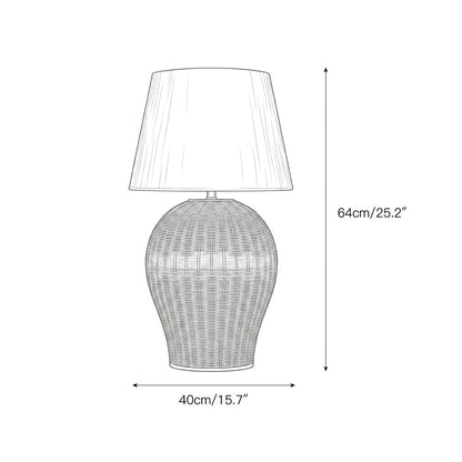 Saona Rattan Table Lamp