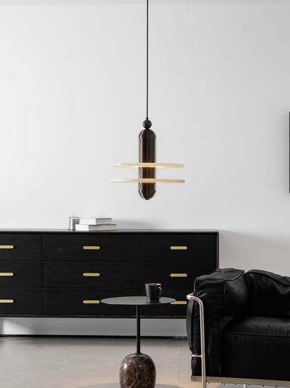Alabaster Comet Pendant Lamp