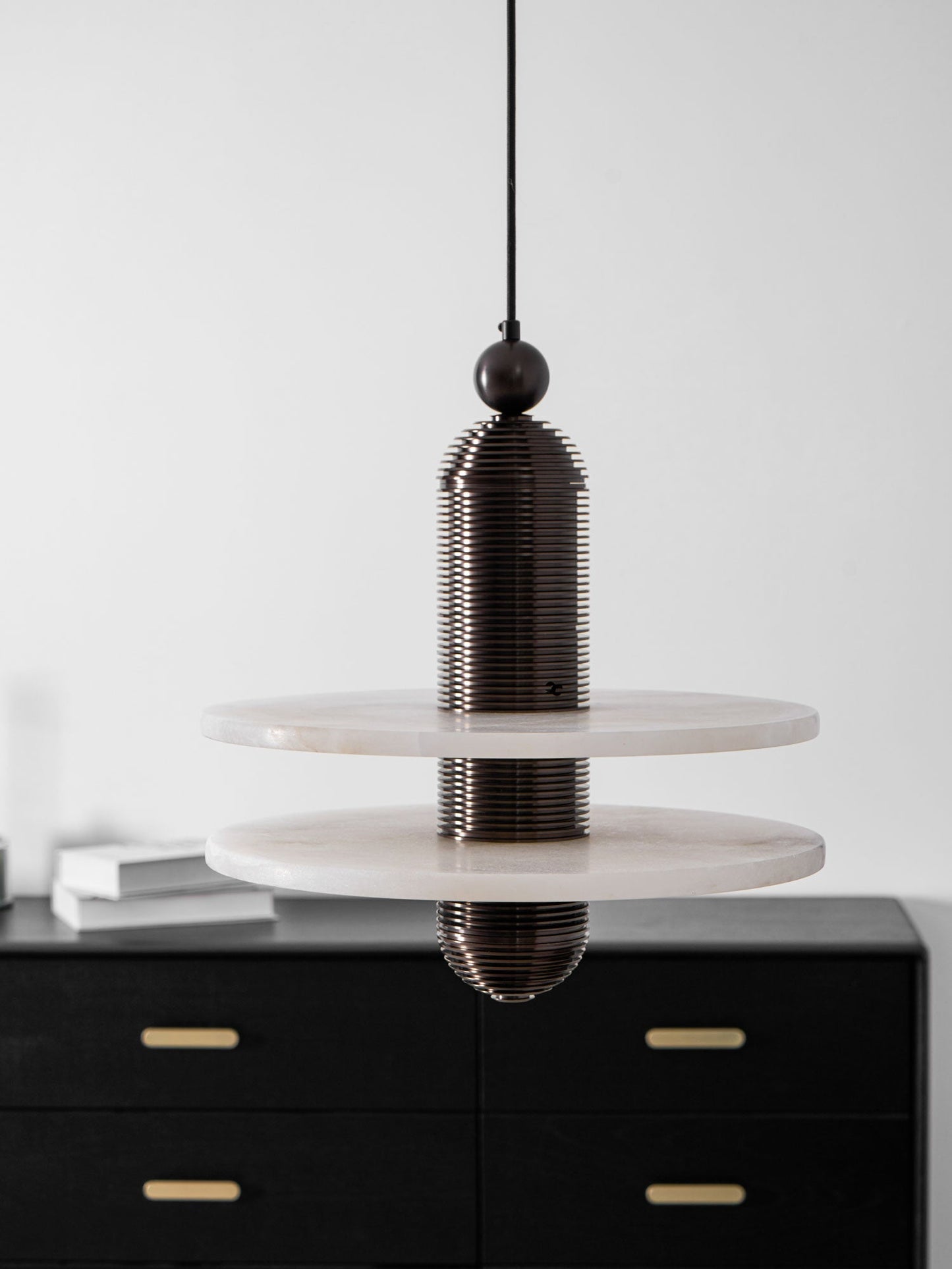 Alabaster Comet Pendant Lamp
