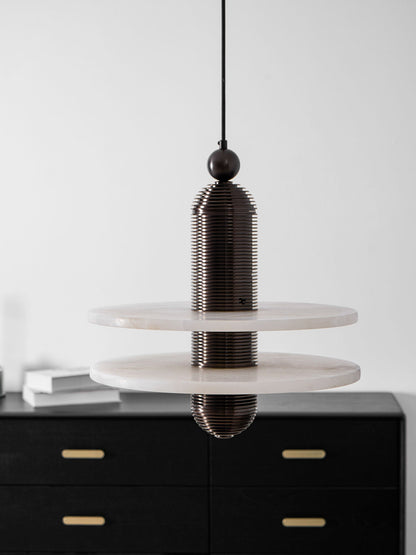 Alabaster Comet Pendant Lamp