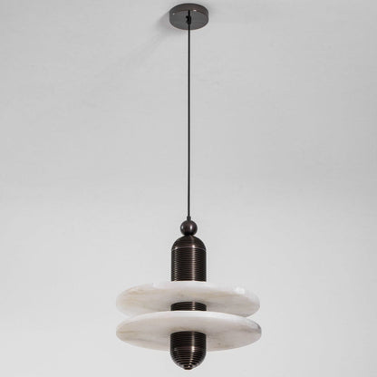 Alabaster Comet Pendant Lamp