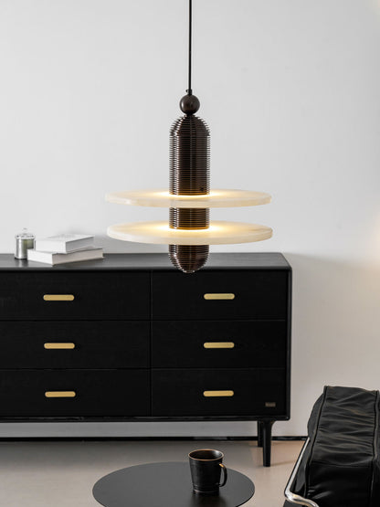 Alabaster Comet Pendant Lamp