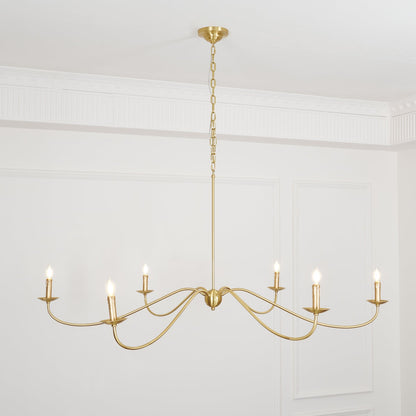 Sweeping Iron Chandelier