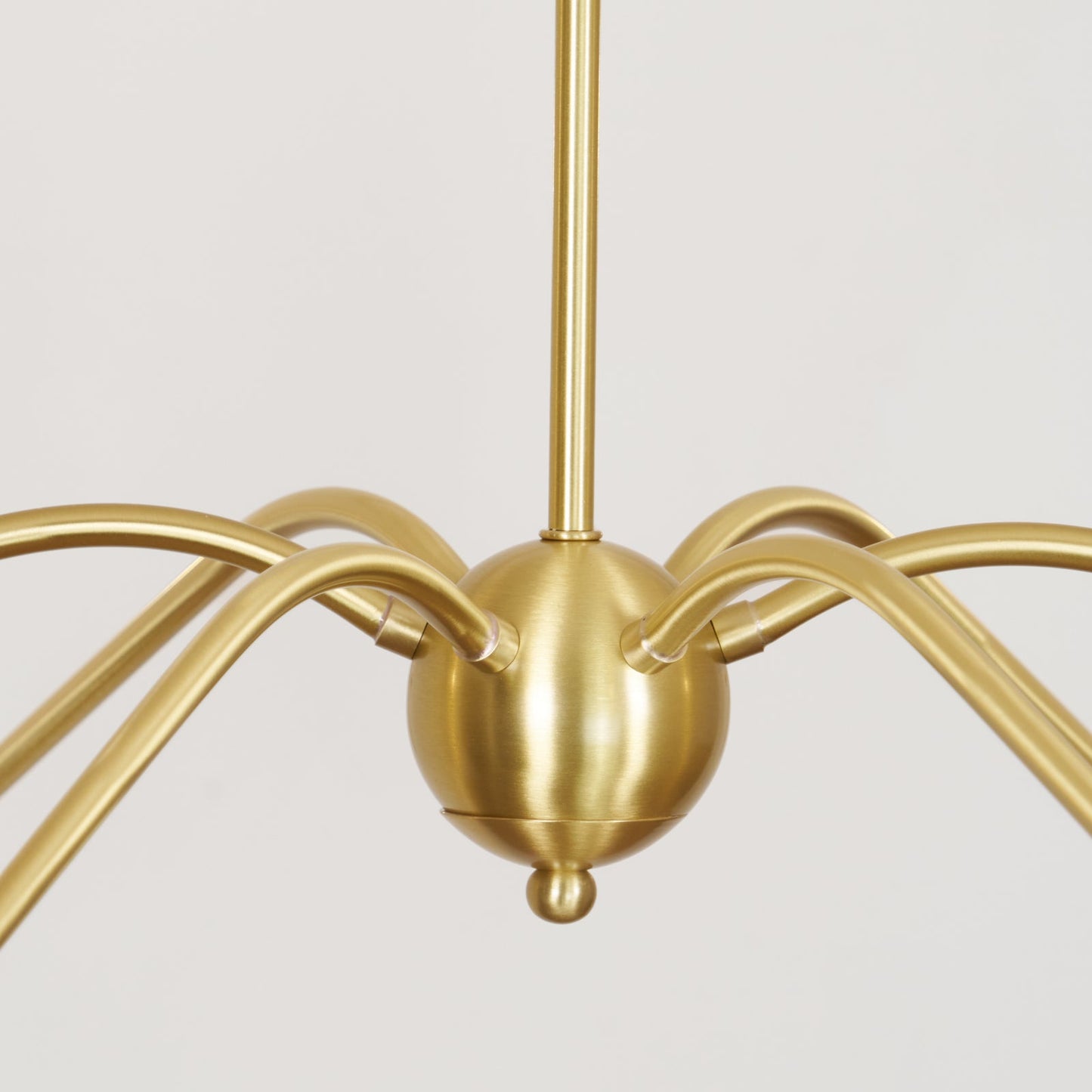 Sweeping Iron Chandelier