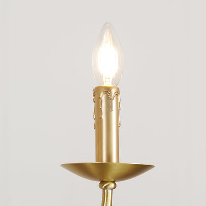 Sweeping Iron Chandelier