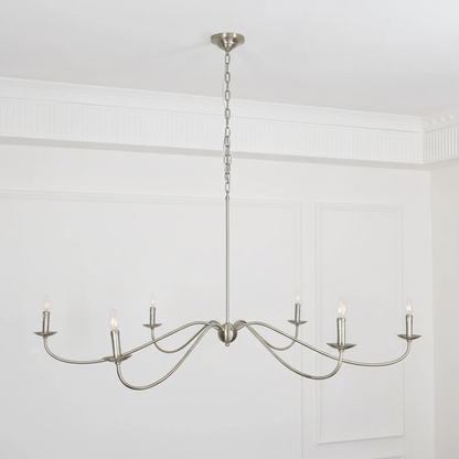 Sweeping Iron Chandelier