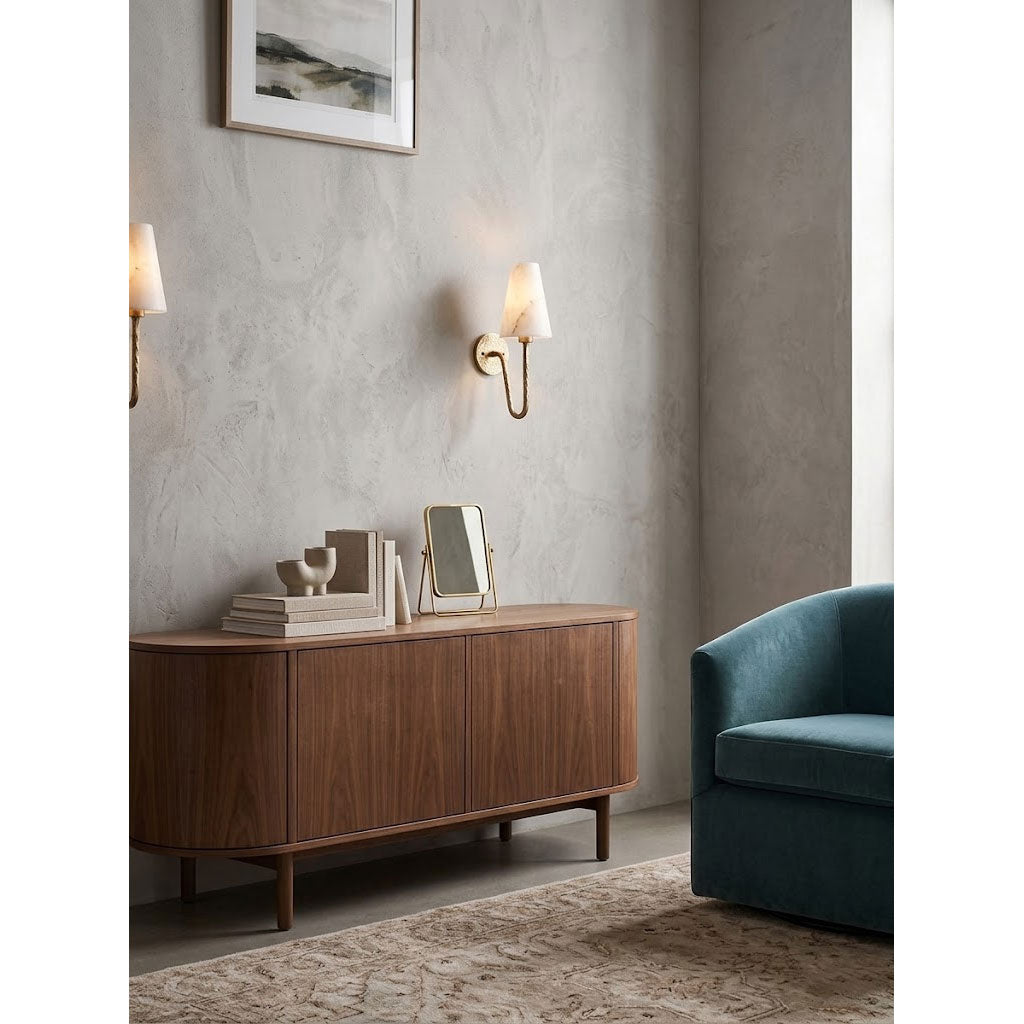 Jovyn Alabaster Wall Sconce