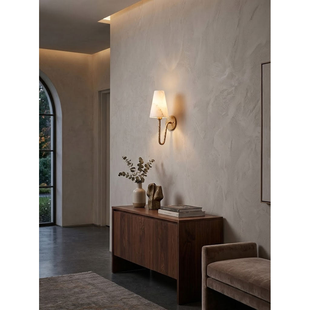 Jovyn Alabaster Wall Sconce