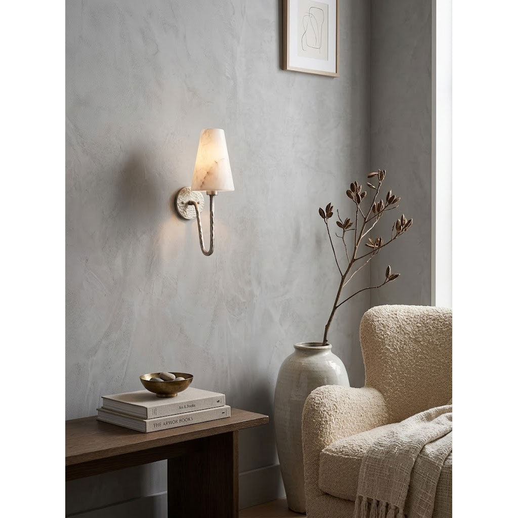 Jovyn Alabaster Wall Sconce