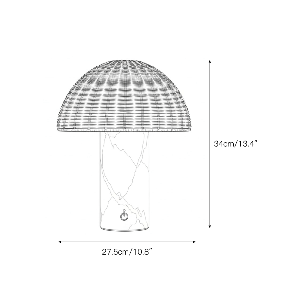 Stresa Marble Tabla Lamp