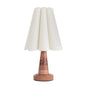 Vesika Marble Pleated Table Lamp