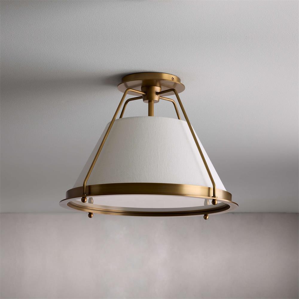 Opaline Flushmount Ceiling Lamp