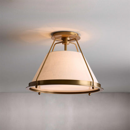 Opaline Flushmount Ceiling Lamp