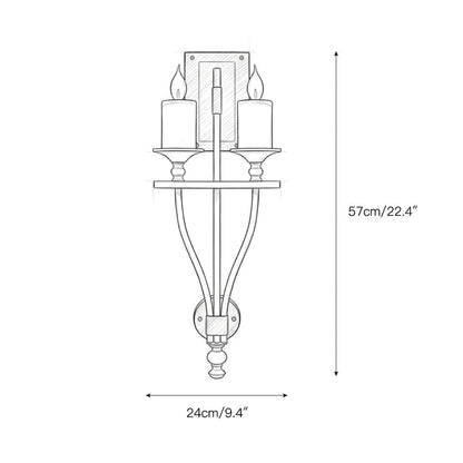 Sienna Candle Wall Sconce
