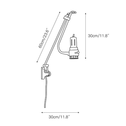 Signal Swing Arm Plug-in Sconce