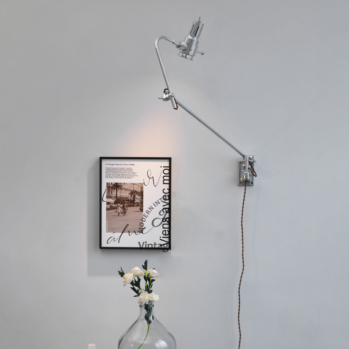 Signal Swing Arm Plug-in Sconce