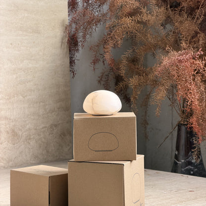 Alabaster Petite Portable Lamp (Built-in Battery)