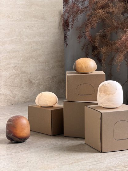 Alabaster Petite Portable Lamp (Built-in Battery)