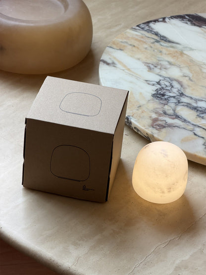 Alabaster Petite Portable Lamp (Built-in Battery)
