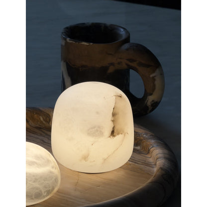 Alabaster Petite Portable Lamp (Built-in Battery)