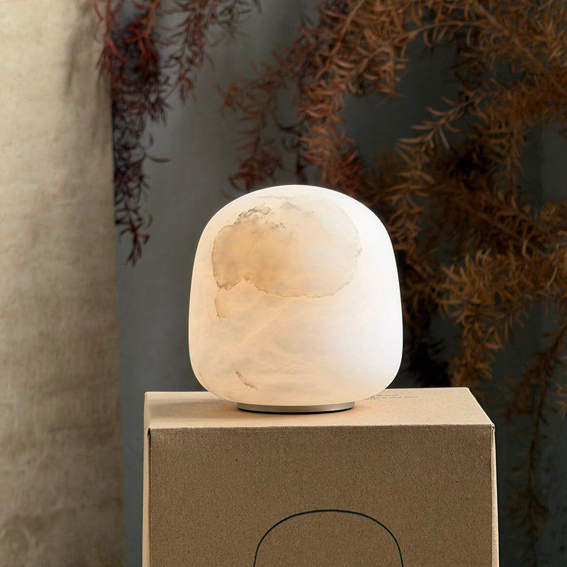Alabaster Petite Portable Lamp (Built-in Battery)