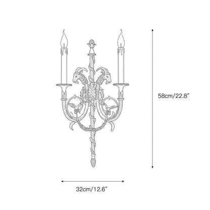 Sociapailis Brass Wall Lamp