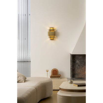 Sofia Brass Wall Lamp