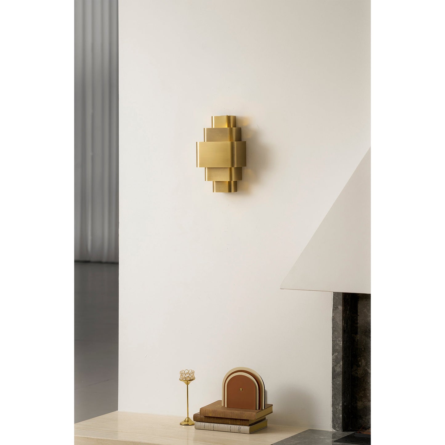 Sofia Brass Wall Lamp