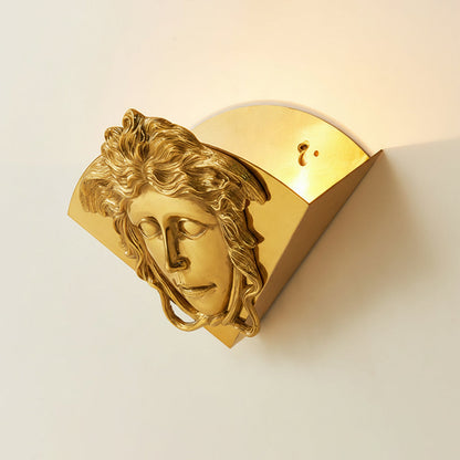 Sphinx Brass Wall Lamp