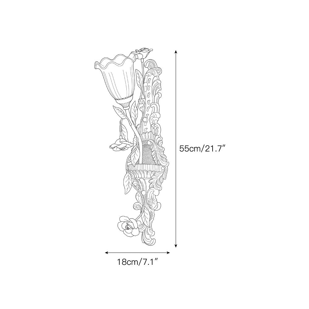 Springtide Bloom Wall Sconce