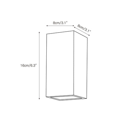 Square Marble Wall Lamp