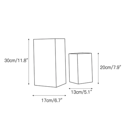 Square Stone Table Lamp
