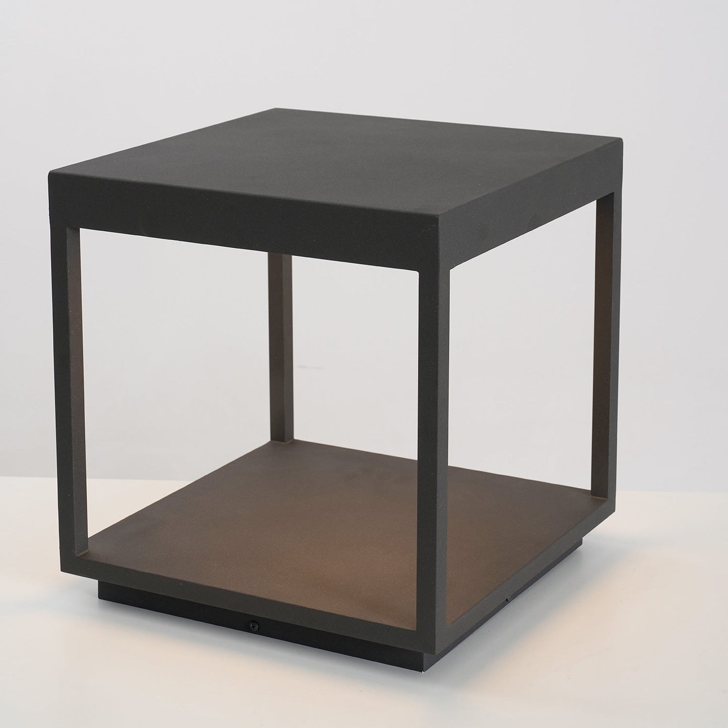 Square Frame Fence Post Outdoor Light