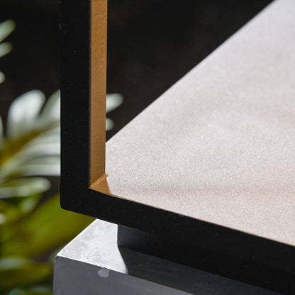 Square Frame Fence Post Outdoor Light