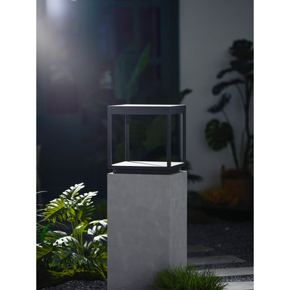 Square Frame Fence Post Outdoor Light