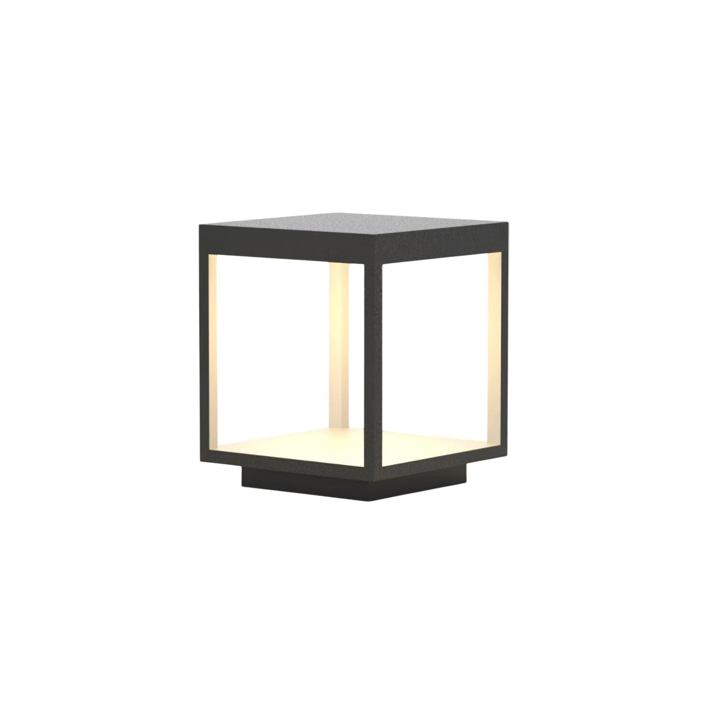 Square Frame Fence Post Outdoor Light
