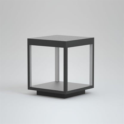 Square Frame Fence Post Outdoor Light